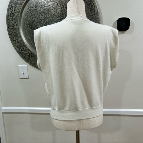 Clare V. le vest in cream with studs - Size XS - Picture 7 of 11